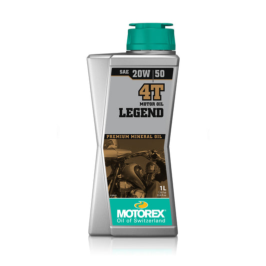 OLIO MOTORE MOTOREX LEGEND 4T 20W/50 - 1 L