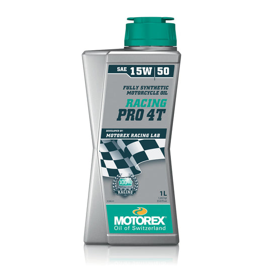 OLIO MOTORE MOTOREX RACING PRO 4T 15W/50 - 1 L