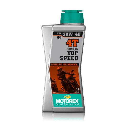 OLIO MOTORE MOTOREX TOP SPEED 4T 10W/40 JASO MA 2 - 1 L