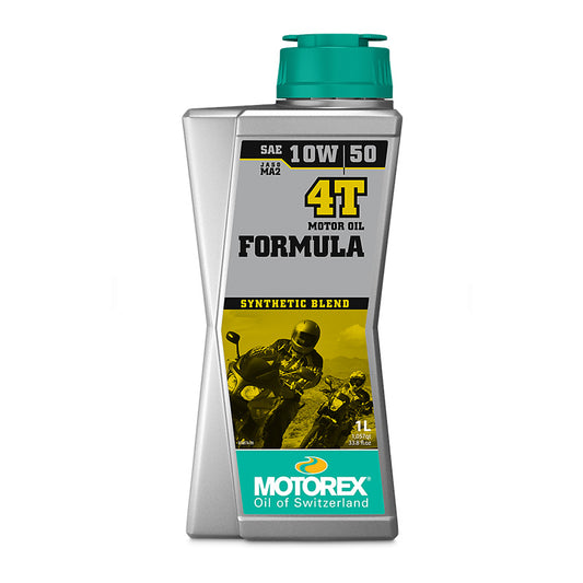 OLIO MOTORE MOTOREX FORMULA 4T 10W/50 JASO MA 2 - 1 L