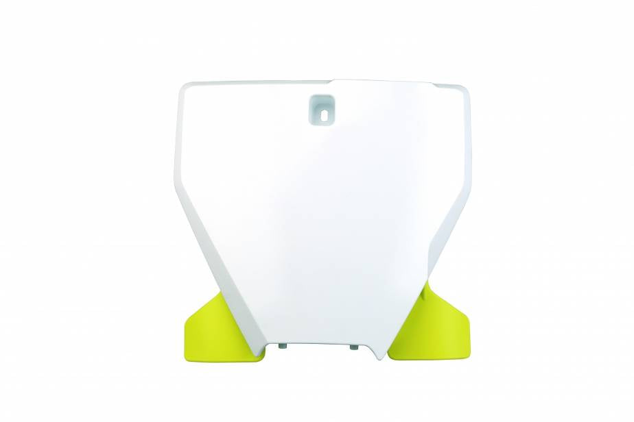TABELLA PORTANUMERO ANTERIORE COMPATIBILE CON HUSQVARNA TC 125 2019-2022 / portanumero con estensione bianco 20-25