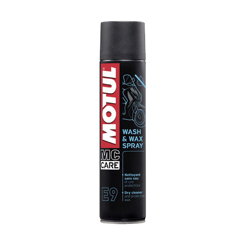 Spray pulitore siliconico Motul E9 Wash e Wax - 400 ml