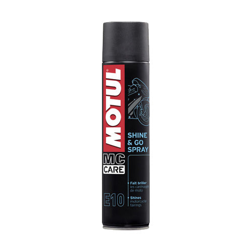 Spray lucidante siliconico Motul E10 Shine e Go - 400 ml