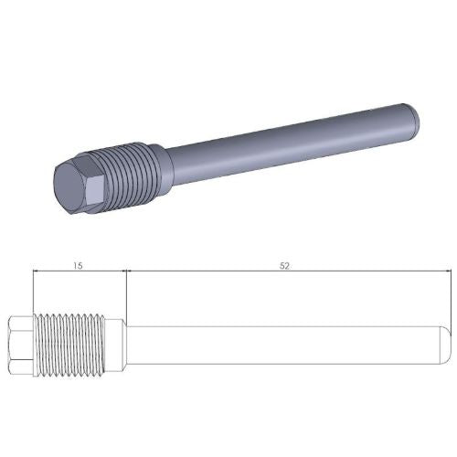 Perno pinza freno Kawasaki KX 125 95-08 posteriore Moto Master