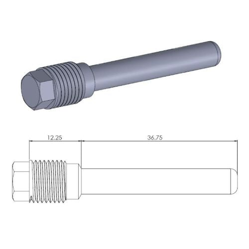PERNO PINZA FRENO GASGAS 300 EC-F (14-15) ANTERIORE MOTO MASTER