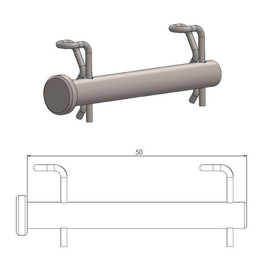 Perno pinza freno Gas Gas EC 300 21-25 anteriore Moto Master
