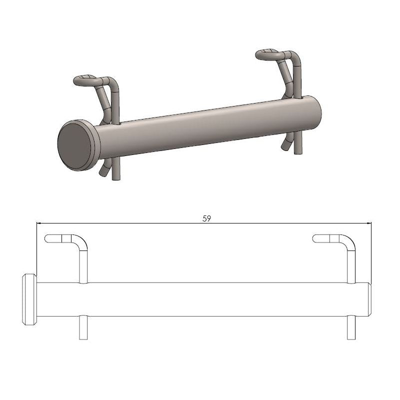 Perno pinza freno Gas Gas EC 250 21-25 posteriore Moto Master