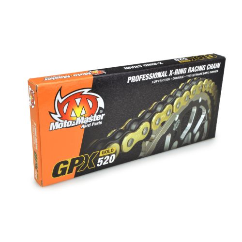 CATENA MM PASSO 520 GPX CROSS-ENDURO PROFESSIONALE CON X-RING 120 MAGLIE-OR
