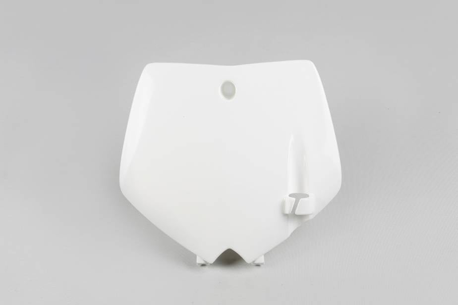 TABELLA PORTANUMERO ANTERIORE COMPATIBILE CON KTM SX 65 2002-2008 bianco