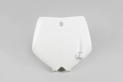 TABELLA PORTANUMERO ANTERIORE COMPATIBILE CON KTM SX 65 2002-2008 bianco