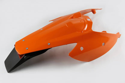 PARAFANGO POSTERIORE COMPATIBILE CON KTM EXC 300 2004-2007 / con portatarga arancio