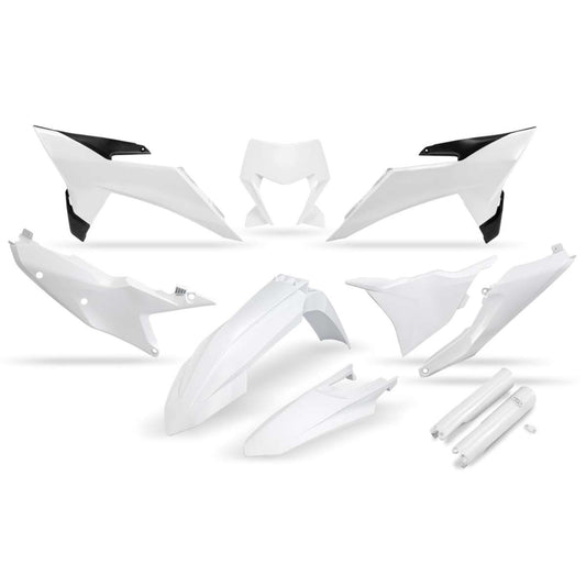 FULL KIT PLASTICHE PER KTM EXC-F 500 2026-2026 / BIANCO 20-26