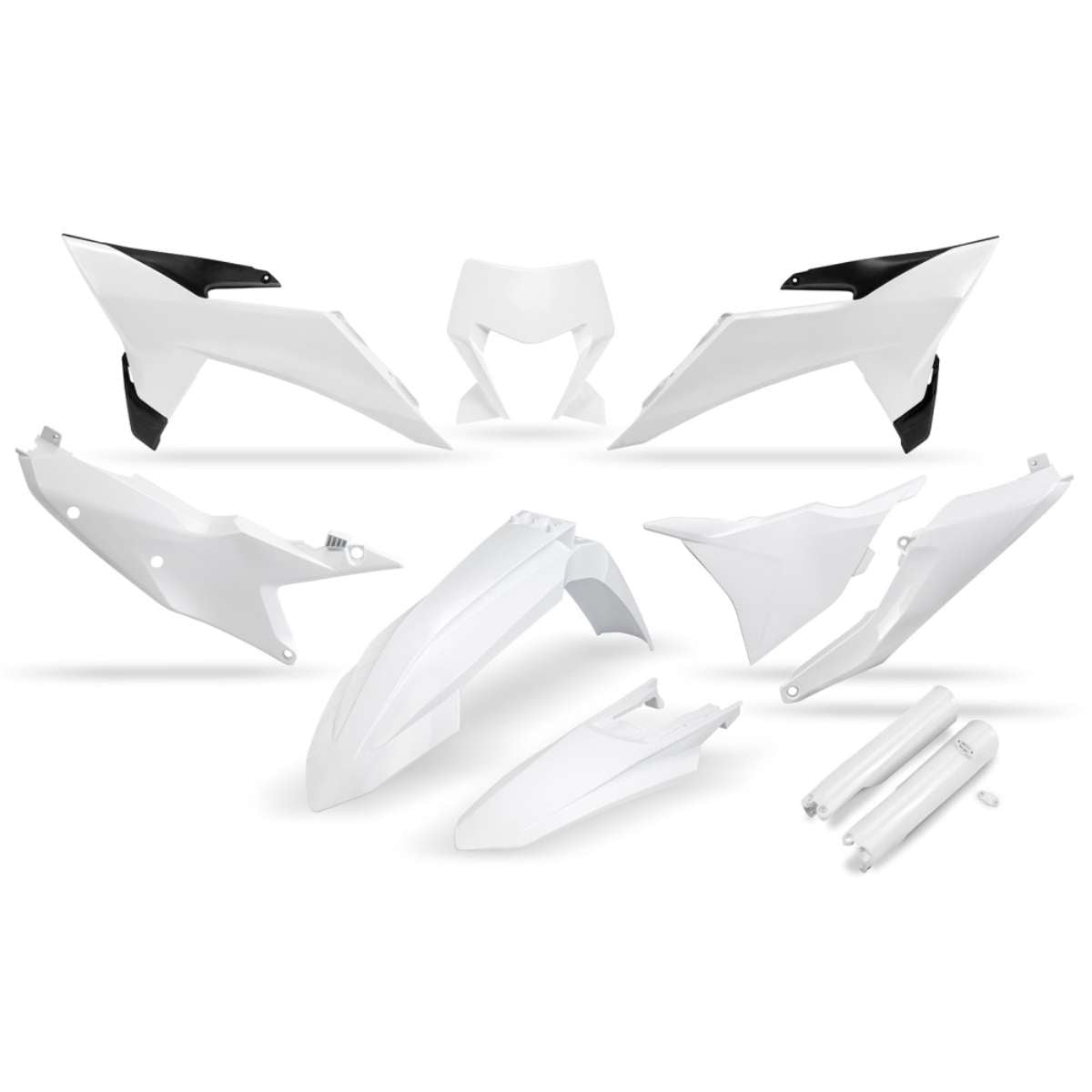 FULL KIT PLASTICHE PER KTM EXC-F 250 2026-2026 / BIANCO 20-26