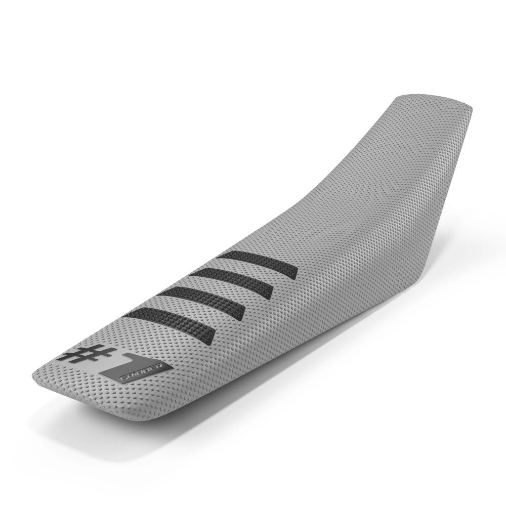 COPRISELLA UNIVERSALE ONEGRIPPER - RIBBED GRIGIO CHIARO E NERO