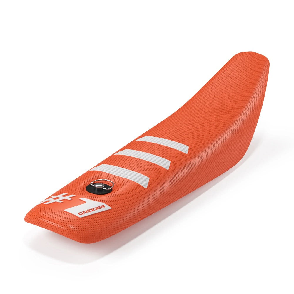 COPRISELLA UNIVERSALE ONEGRIPPER - MINI LIGHT RIB ARANCIONE E BIANCO