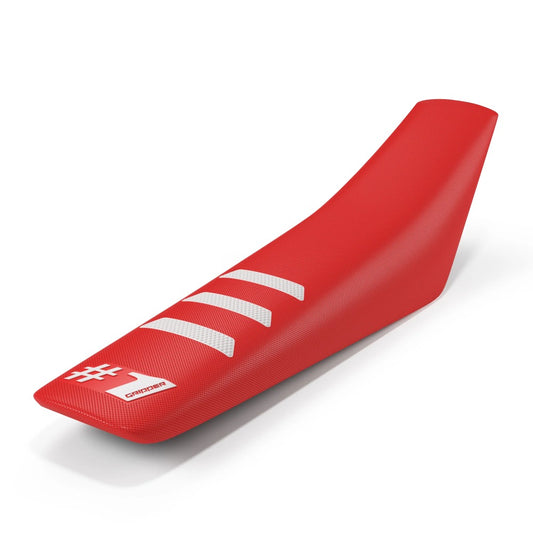 COPRISELLA UNIVERSALE ONEGRIPPER - LIGHT RIB ROSSO E BIANCO
