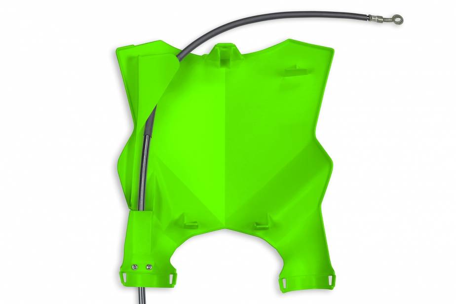 TABELLA PORTANUMERO ANTERIORE COMPATIBILE CON KAWASAKI KXF 450 2016-2026 / Stadium verde fluo