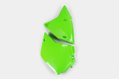 FIANCATINE-LATERALI-COMPATIBILE-CON-KAWASAKI-KLX-400R-2003-2025-lato-sinistro-VERDE-026