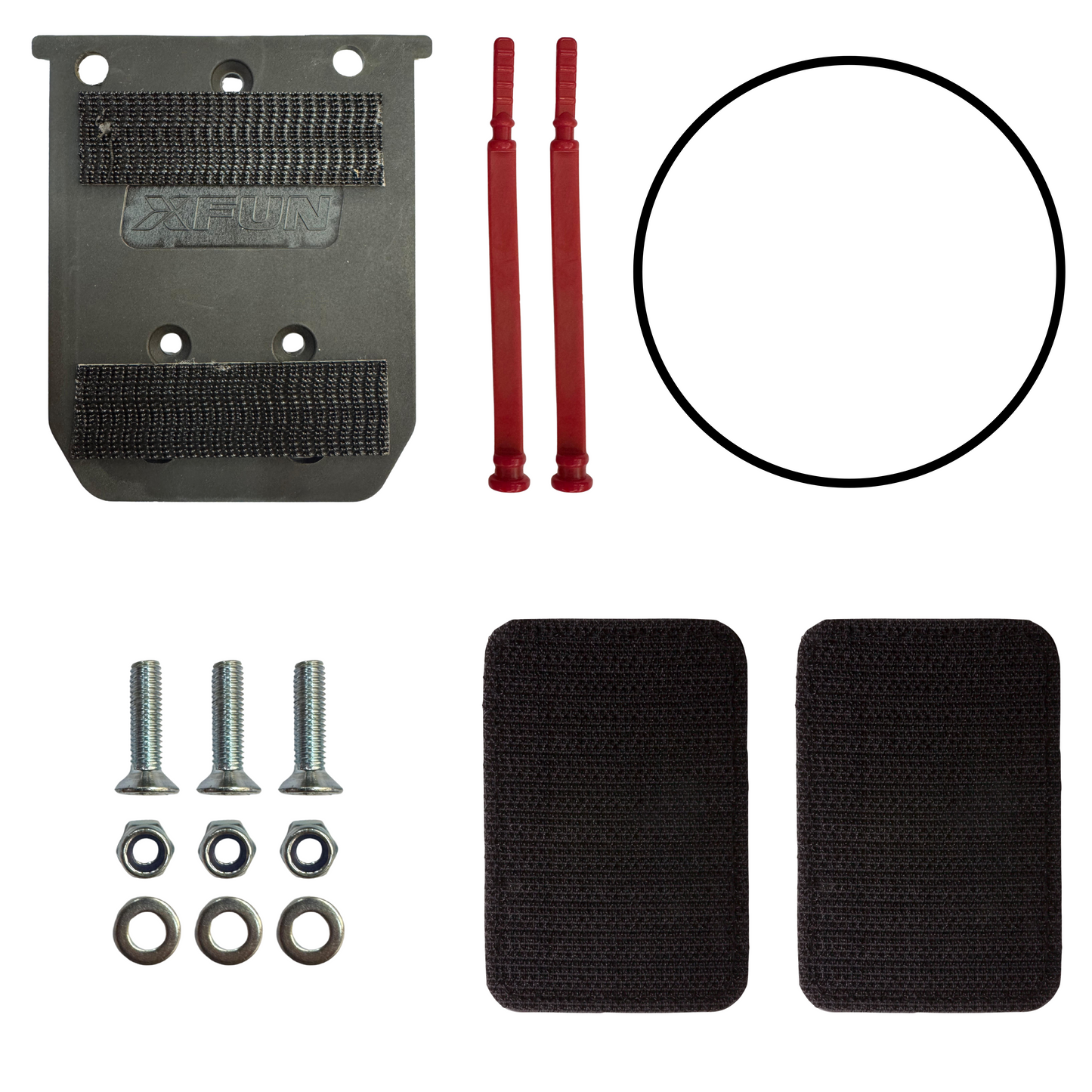 PORTATARGA A SGANCIO RAPIDO FLY CON VELCRO ENDURO/ADVENTURE XFUN