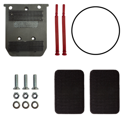 PORTATARGA A SGANCIO RAPIDO FLY CON VELCRO ENDURO/ADVENTURE XFUN