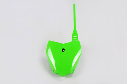 TABELLA PORTANUMERO ANTERIORE COMPATIBILE CON KAWASAKI KLX 110 2010-2026 verde
