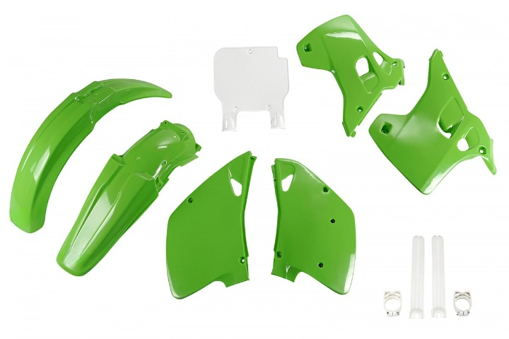 FULL-KIT-PLASTICHE-COMPATIBILE-CON-KAWASAKI-KX-250-1993-1993-OEM-999