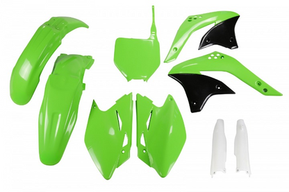 FULL-KIT-PLASTICHE-COMPATIBILE-CON-KAWASAKI-KXF-450-2007-2007-VERDE-026