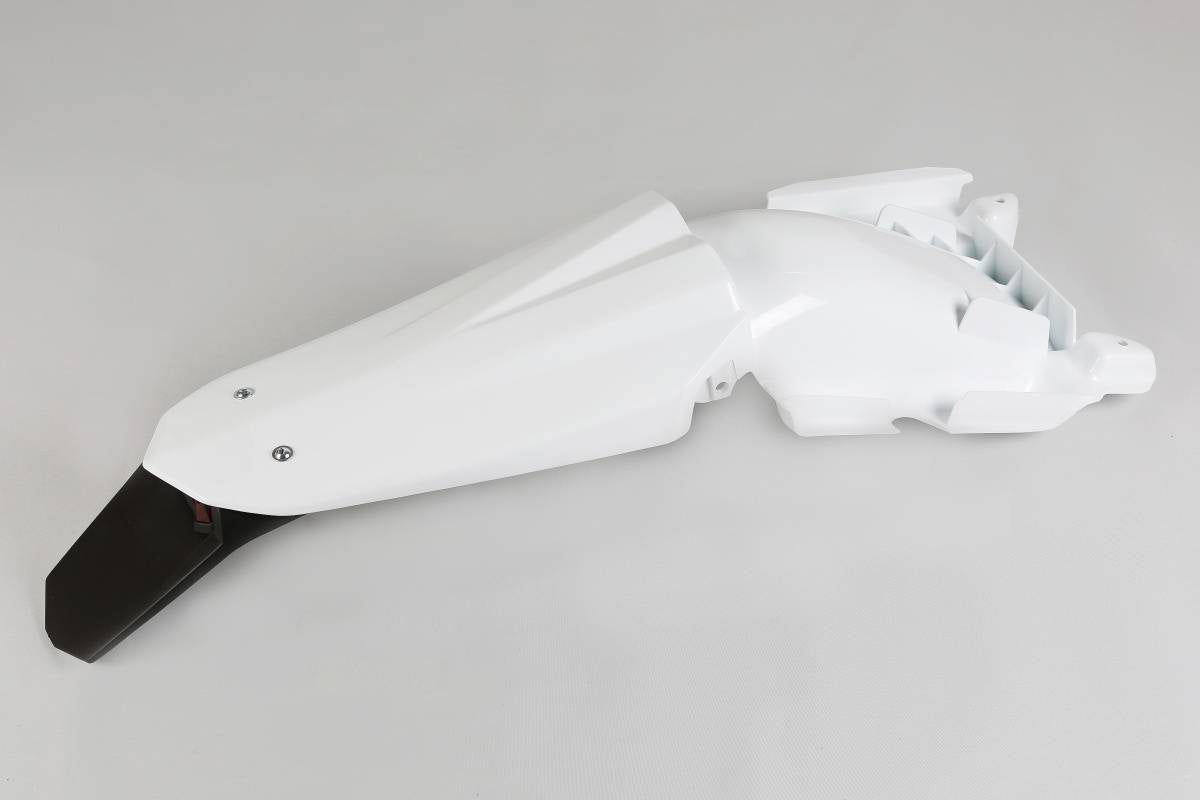 PARAFANGO POSTERIORE COMPATIBILE CON HUSQVARNA WR 125 2009-2013 / con portatarga bianco