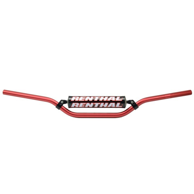 MANUBRIO RENTHAL 22 MM 7/8 PIEGA RC ROSSO