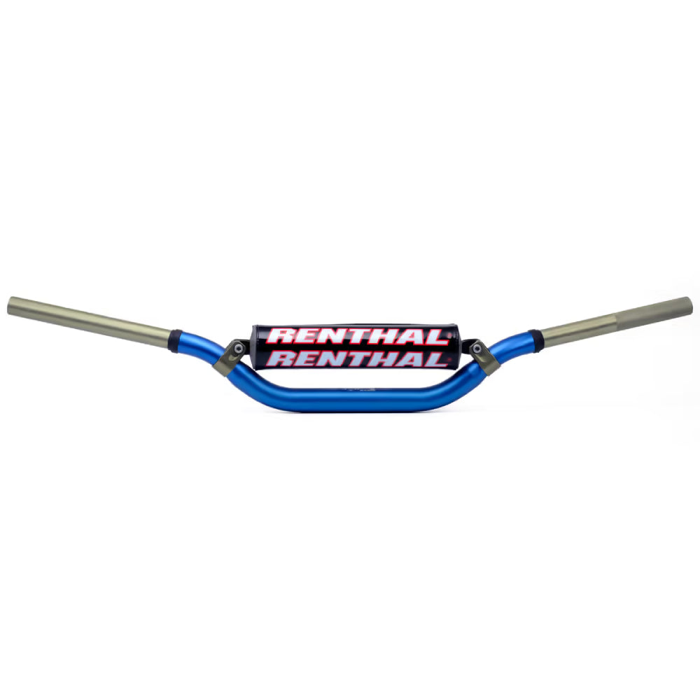 MANUBRIO RENTHAL 28.6 MM TWINWALL PIEGA RC BLU