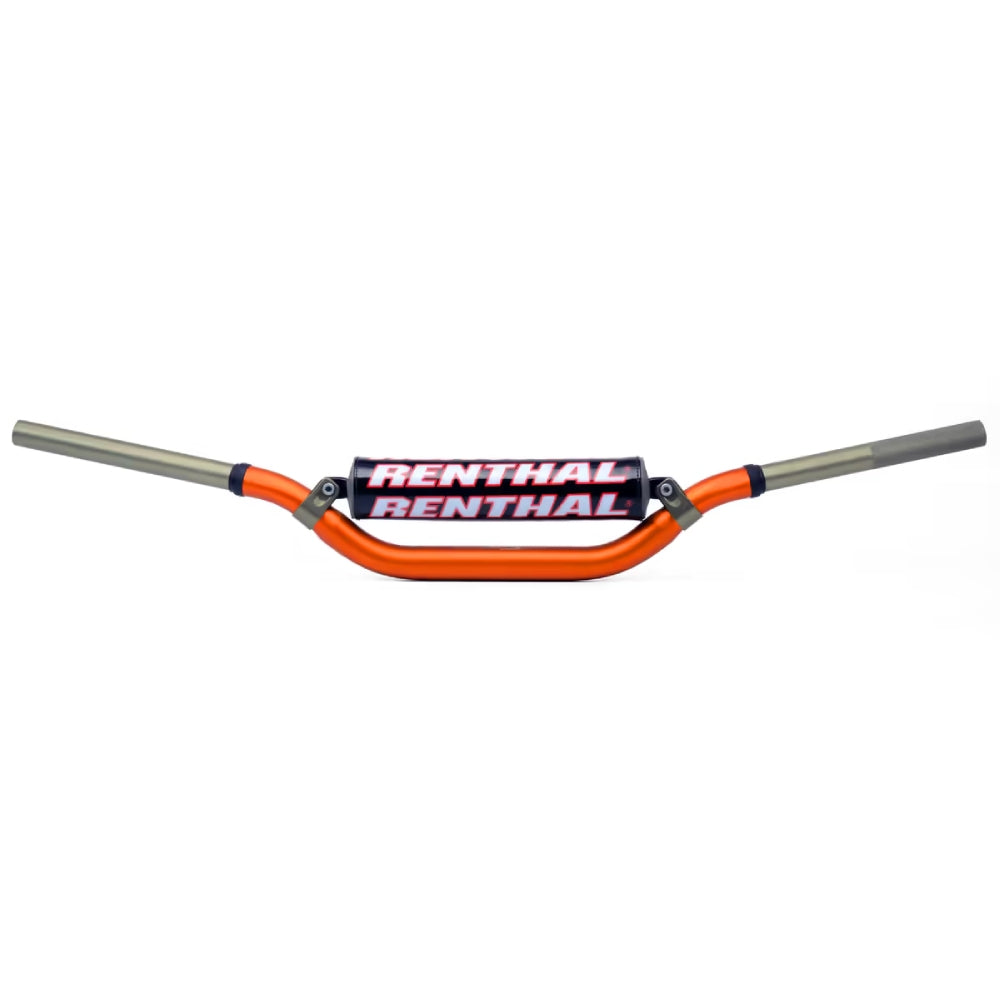 MANUBRIO RENTHAL 28.6 MM TWINWALL PIEGA RC ARANCIONE