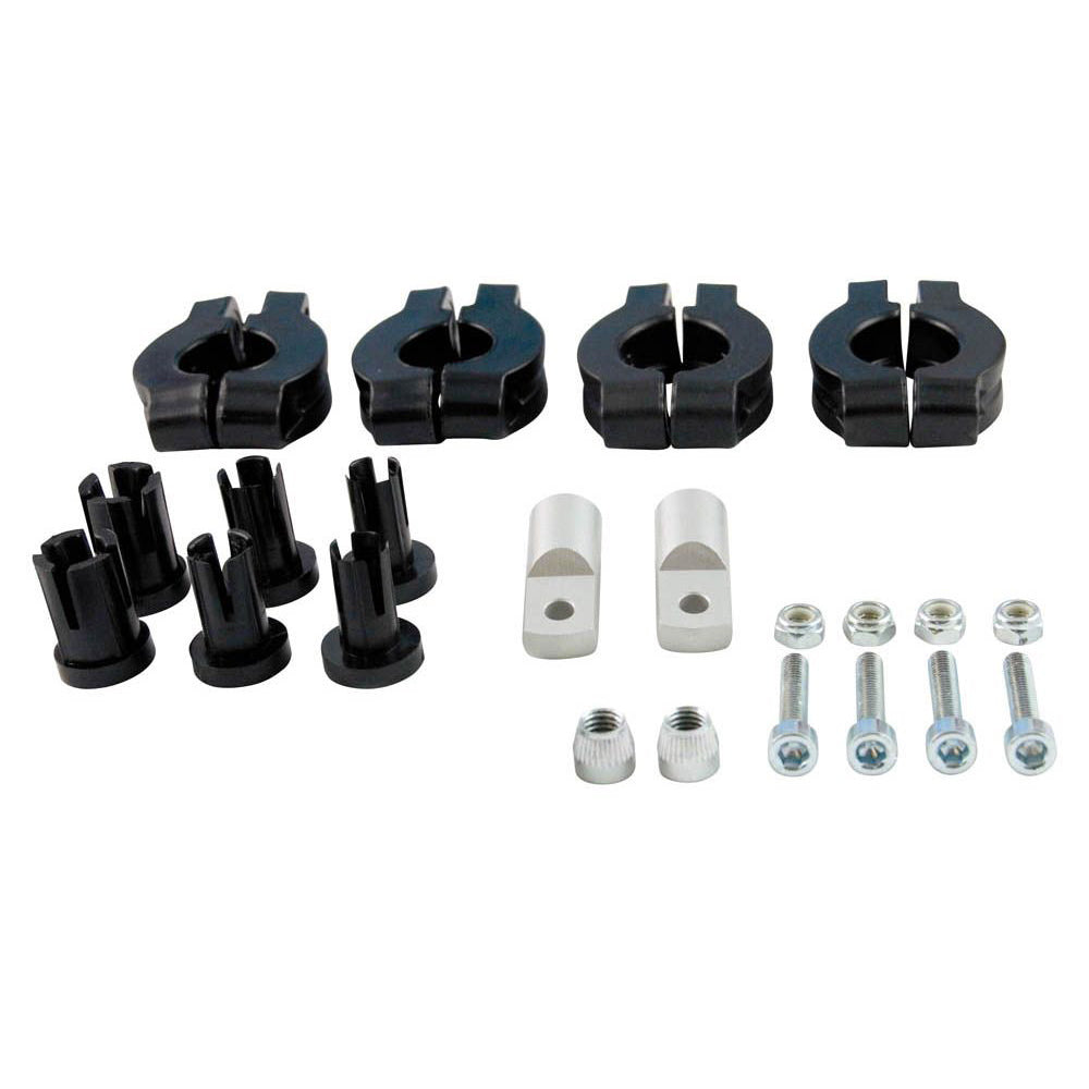 KIT MONTAGGIO PARAMANI RACETECH FISSO UNIVERSALE PER MANUBRI >22=>28 IN PLASTICA