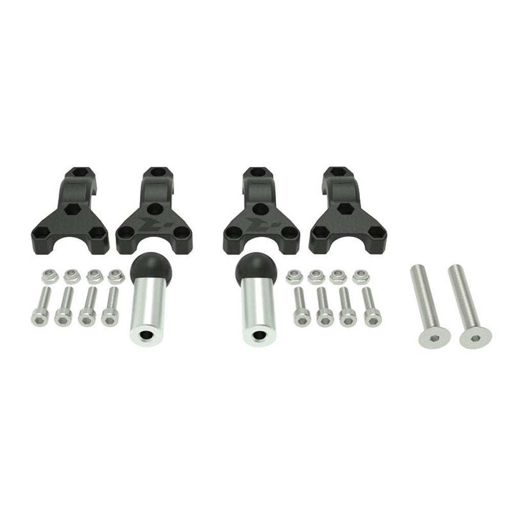 KIT MONTAGGIO PARAMANI RACETECH ATTACCHI PER HP3 ADV SPECIFICO BMW GS700/800 >22=>28