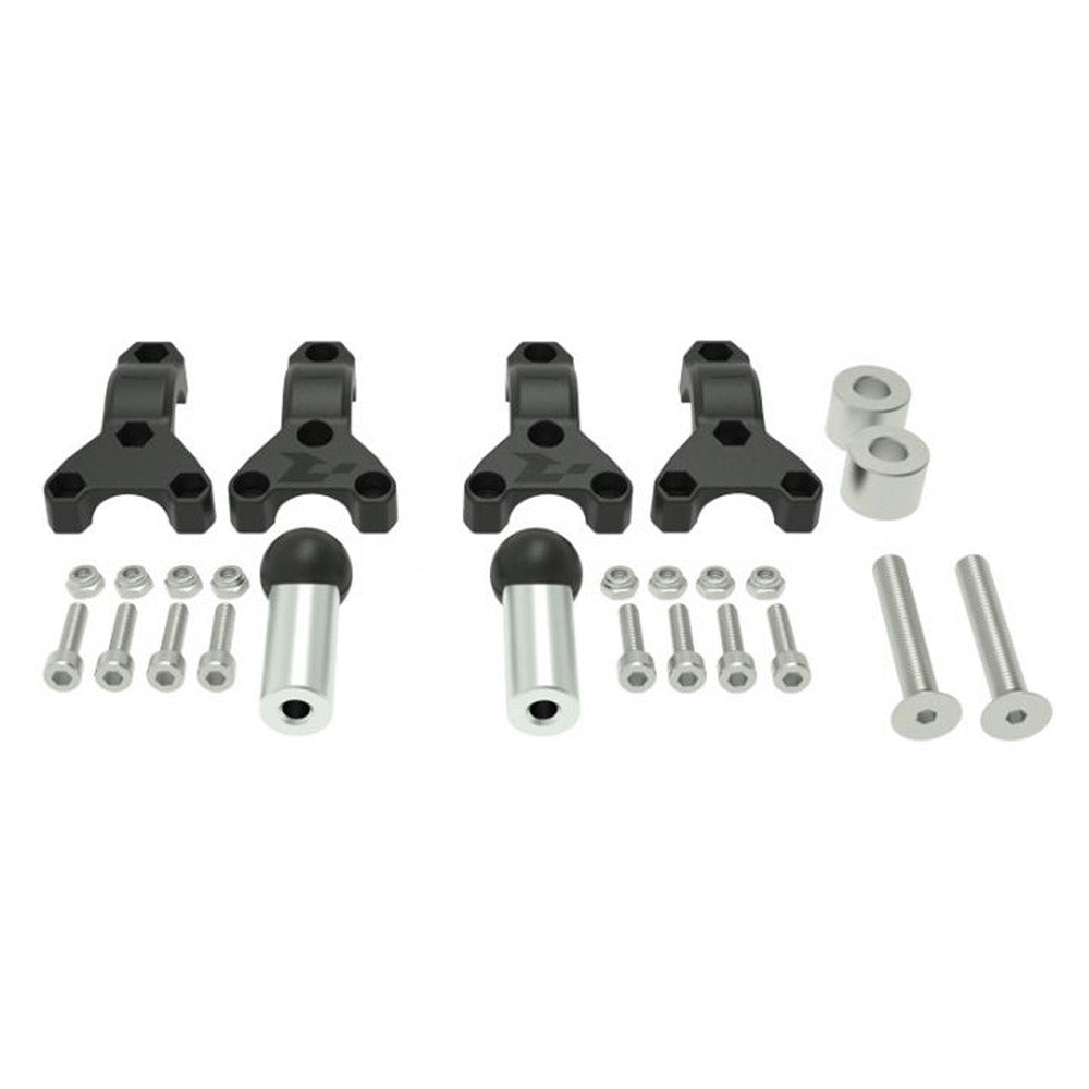 KIT MONTAGGIO PARAMANI RACETECH ATTACCHI PER HP3 ADV SPECIFICO SUPERTENERE 1200 >22=>28