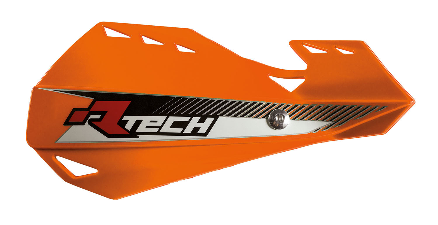 PARAMANI DUAL EVO RACETECH UNIVERSALI CON KIT MONTAGGIO ARANCIONE K