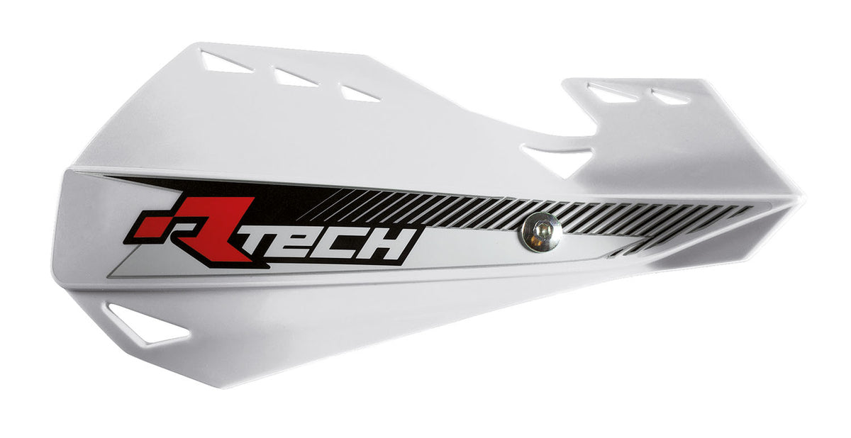 PARAMANI DUAL EVO RACETECH UNIVERSALI CON KIT MONTAGGIO BIANCO