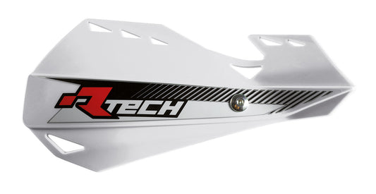 PARAMANI DUAL EVO RACETECH UNIVERSALI CON KIT MONTAGGIO BIANCO