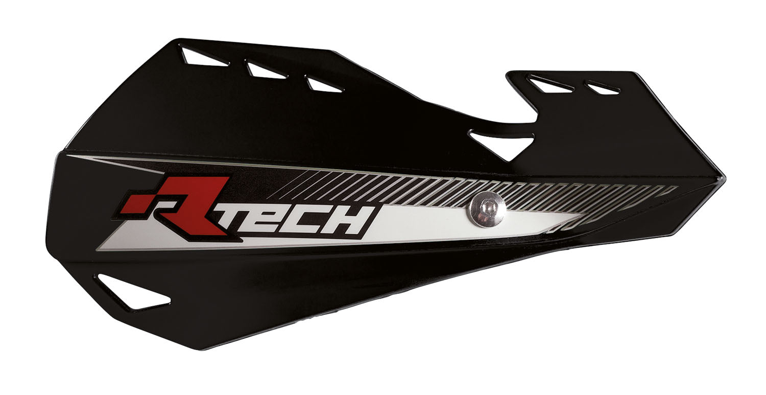PARAMANI DUAL EVO RACETECH UNIVERSALI CON KIT MONTAGGIO NERO