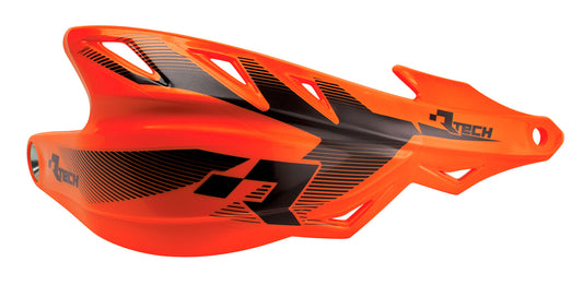 PARAMANI RAPTOR RACETECH UNIVERSALI CON KIT MONTAGGIO ARANCIONE FLUO