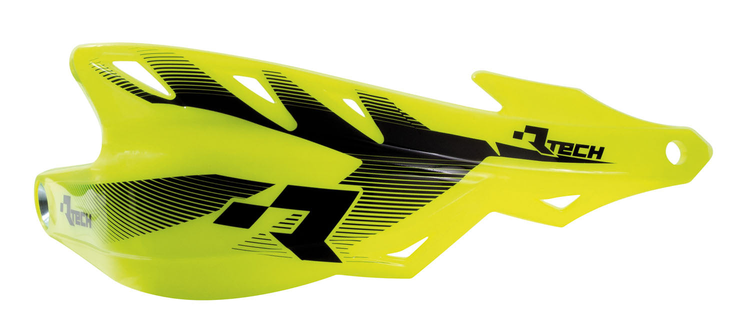 PARAMANI RAPTOR RACETECH UNIVERSALI CON KIT MONTAGGIO GIALLO FLUO