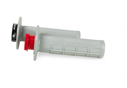 MANOPOLE LOCK-ON RACETECH MANOPOLA R20 HALF WAFFLE UNIVERSALE GRIGIA