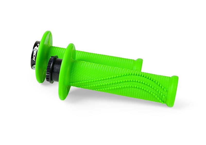 MANOPOLE LOCK-ON RACETECH MANOPOLA R20 WAVE BLOCCAGGIO RAPIDO VERDE FLUO