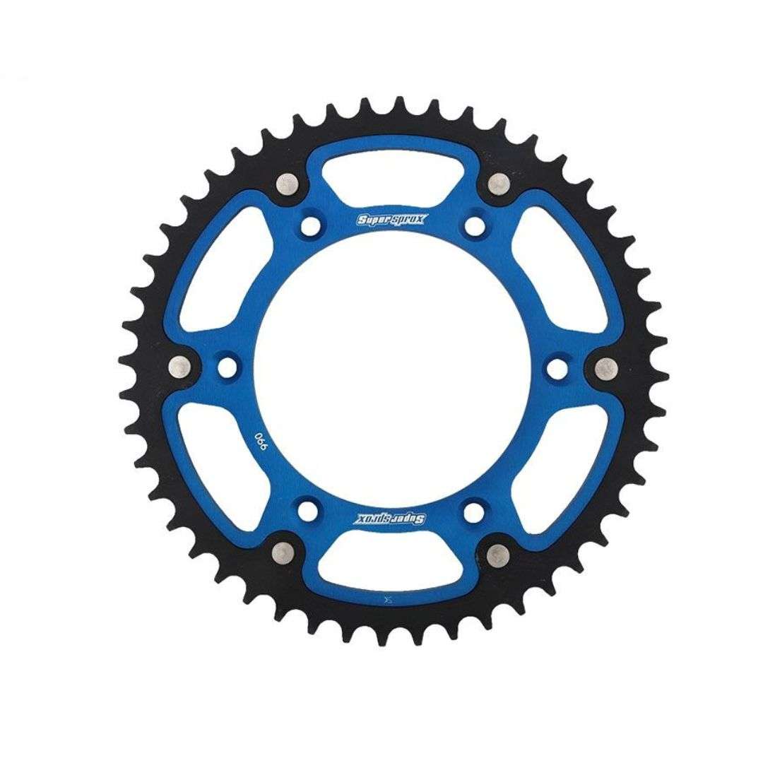 Corona stealth WRP 48 denti blu Yamaha WRF 400 99-00