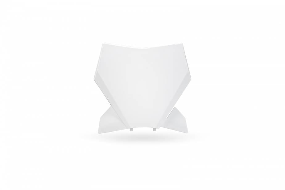 TABELLA PORTANUMERO ANTERIORE COMPATIBILE CON KTM SX 250 2023-2026 bianco 20-25