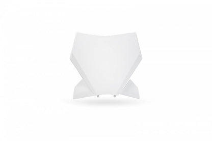 TABELLA PORTANUMERO ANTERIORE COMPATIBILE CON KTM SX-F 350 2023-2026 bianco 20-25