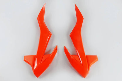 CONVOGLIATORI-RADIATORE-COMPATIBILE-CON-KTM-SX-85--2018-2024-ARANCIO FLUO-FFLU