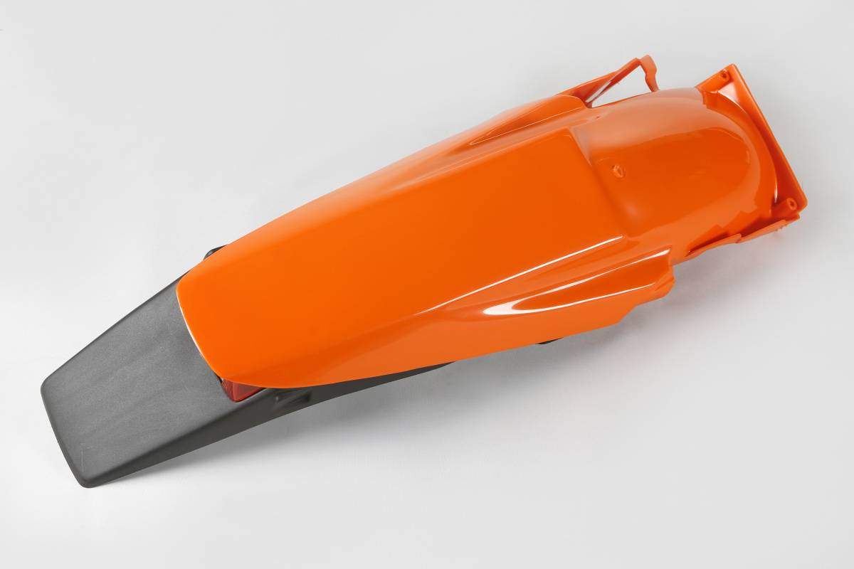 PARAFANGO POSTERIORE COMPATIBILE CON KTM EXC 400 1998-2003 / con portatarga arancio