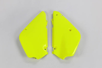 FIANCATINE-LATERALI-COMPATIBILE-CON-SUZUKI-RM-85-2000-2026-GIALLO FLUO-DFLU