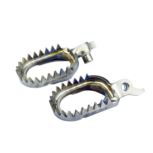 PEDANE TITANIO SCAR YAMAHA YZ 450 F (23-26) ANTI-MUD