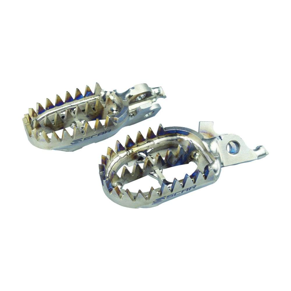 PEDANE TITANIO SCAR HONDA CR 250 (02-07) GRIPPER